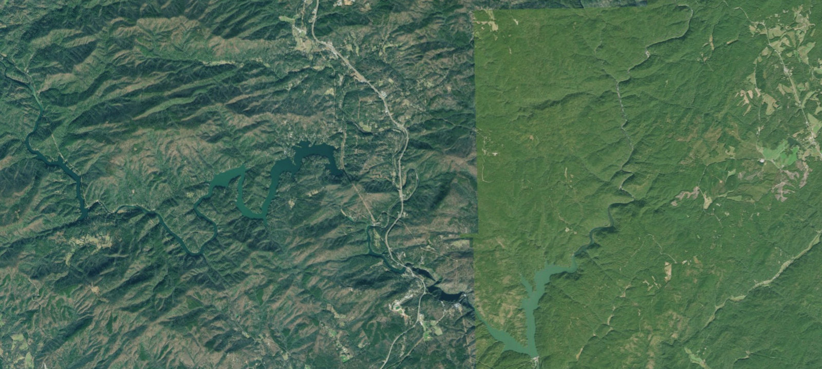 Map of River Falls at the Gorge