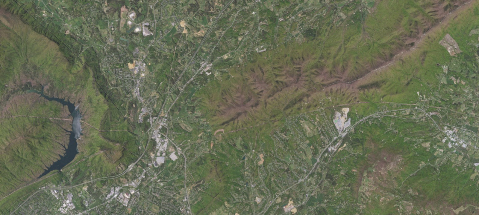 Map of Fullhardt Knob A.T. Shelter