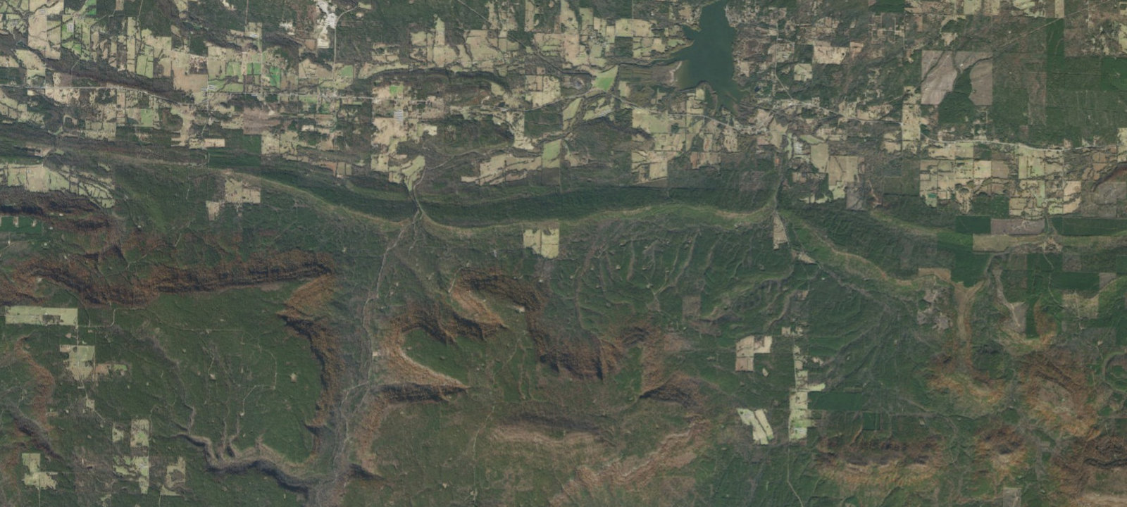 Map of Sorghum Hollow Horse Camp