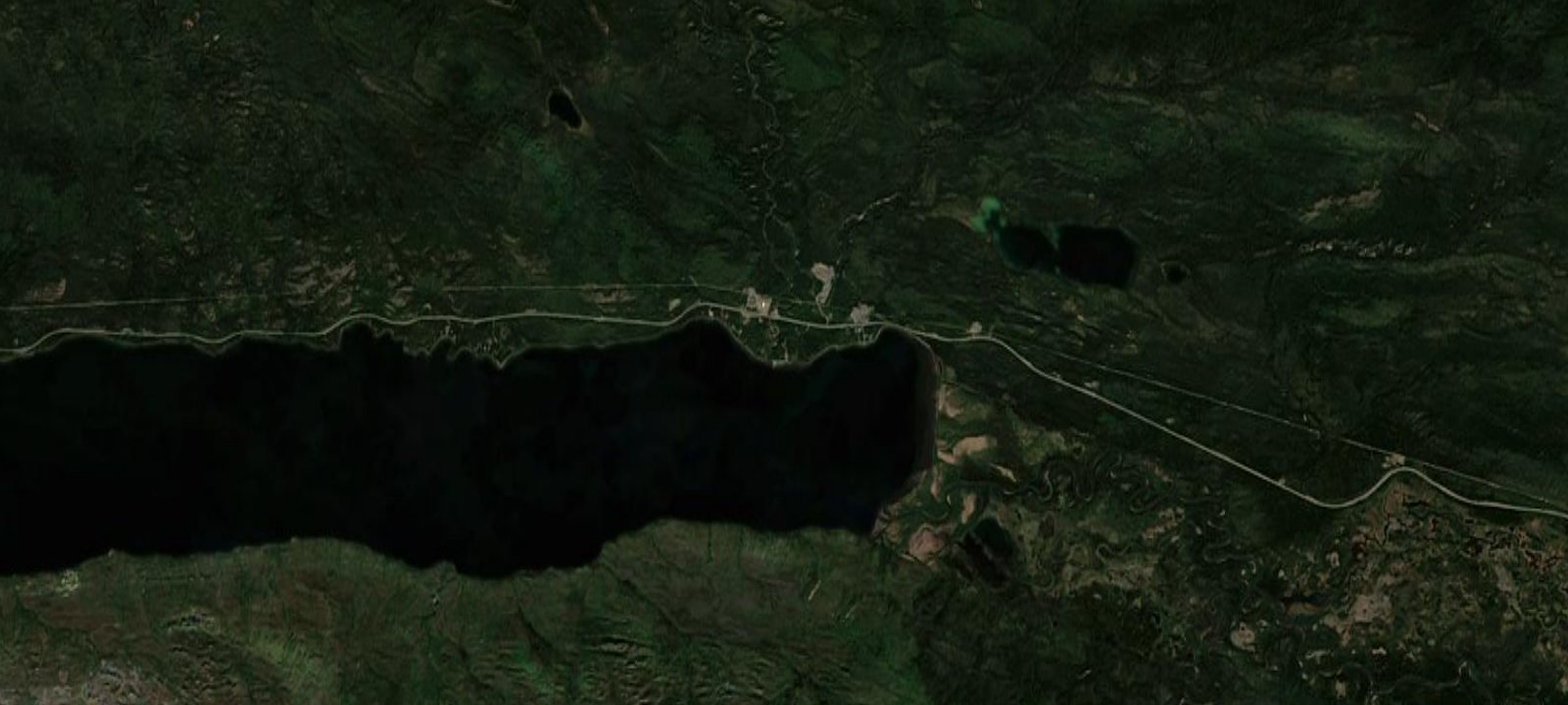 Map of Drury Creek Campground