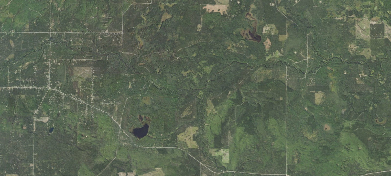 Map of White Pine Canoe Camp