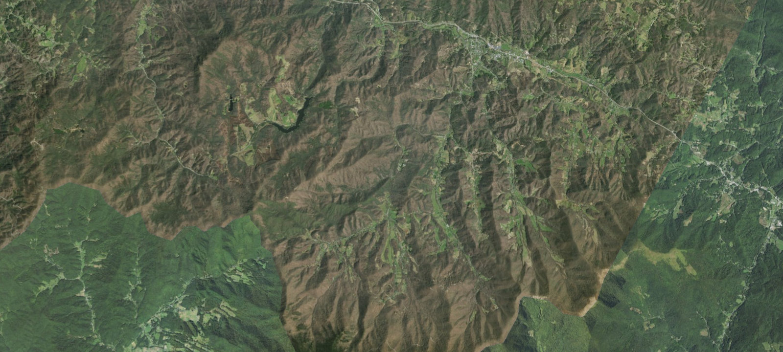 Map of Roan Mountain State Park Campground