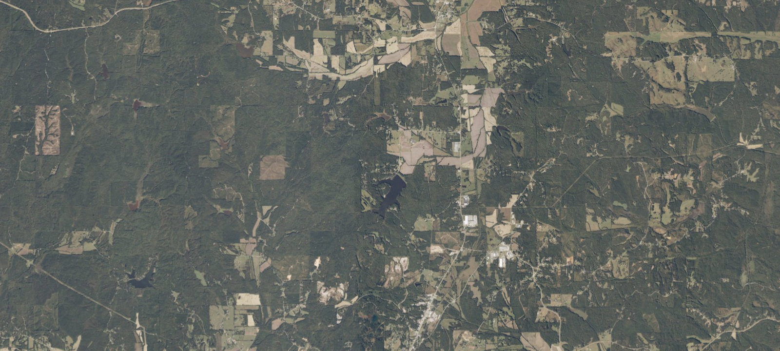 Map of Tippah County Lake - MDWFP