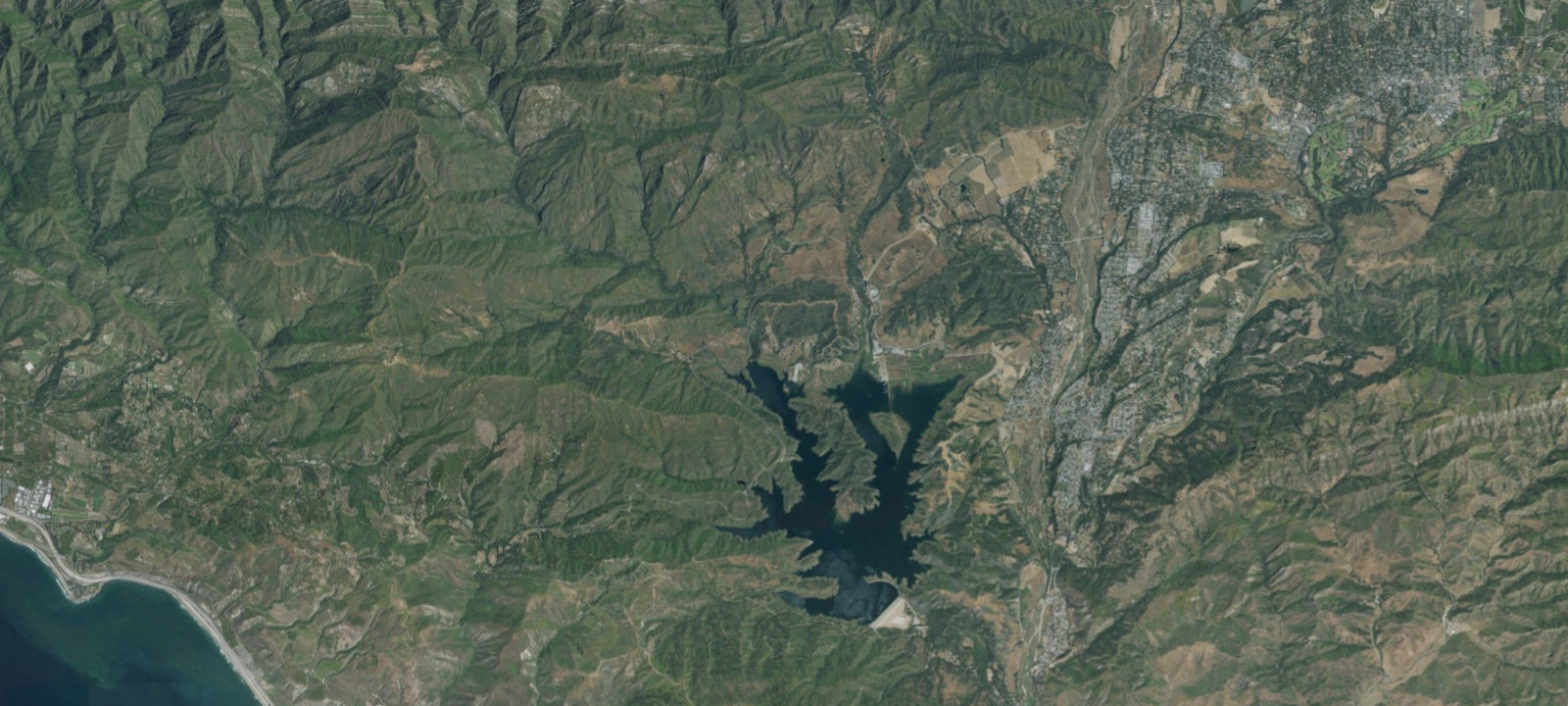 Map of Mallard Campground Lake Casitas
