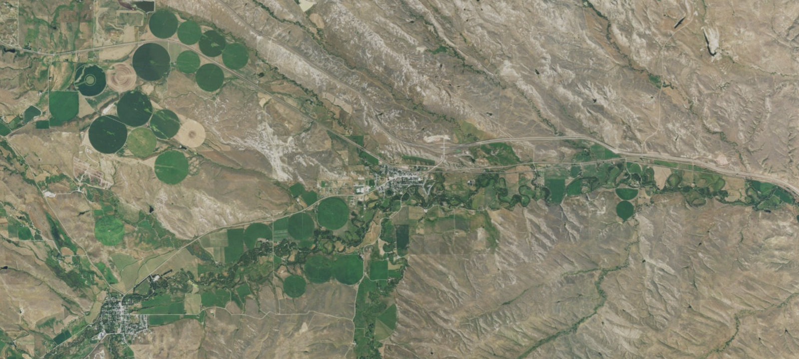 Map of Lazy R campground