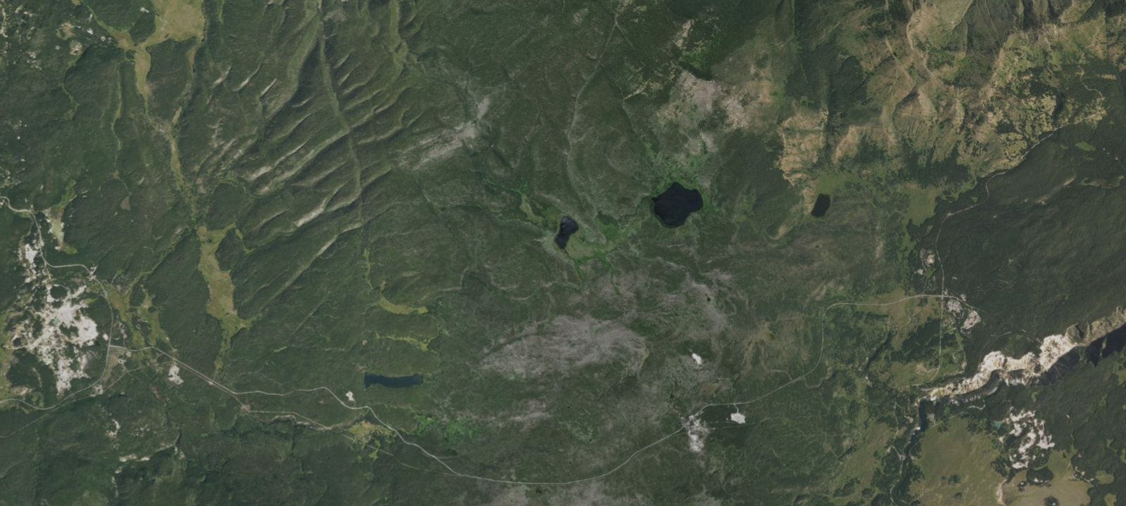 Map of Wolf Lake Outlet