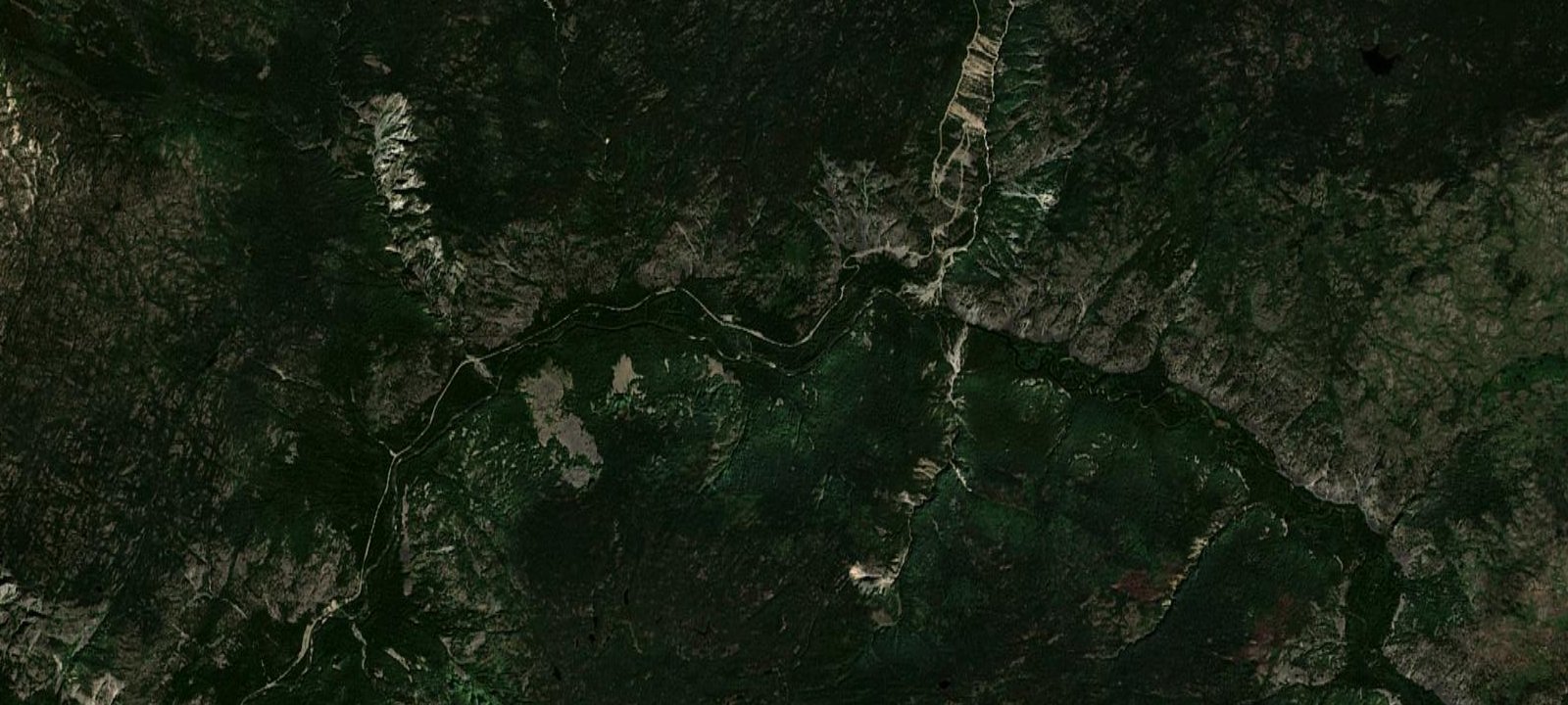 Map of Atnarko Campground