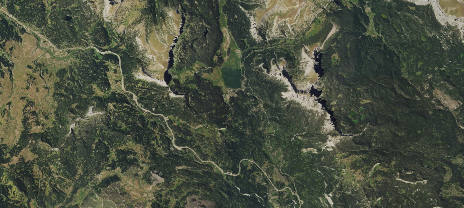 Map of Brooks Lake