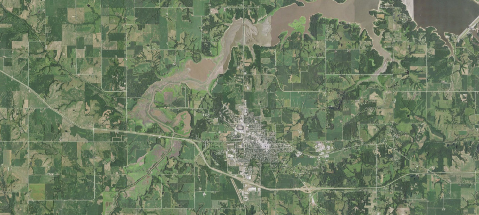 Map of Knoxville Raceway North Campground