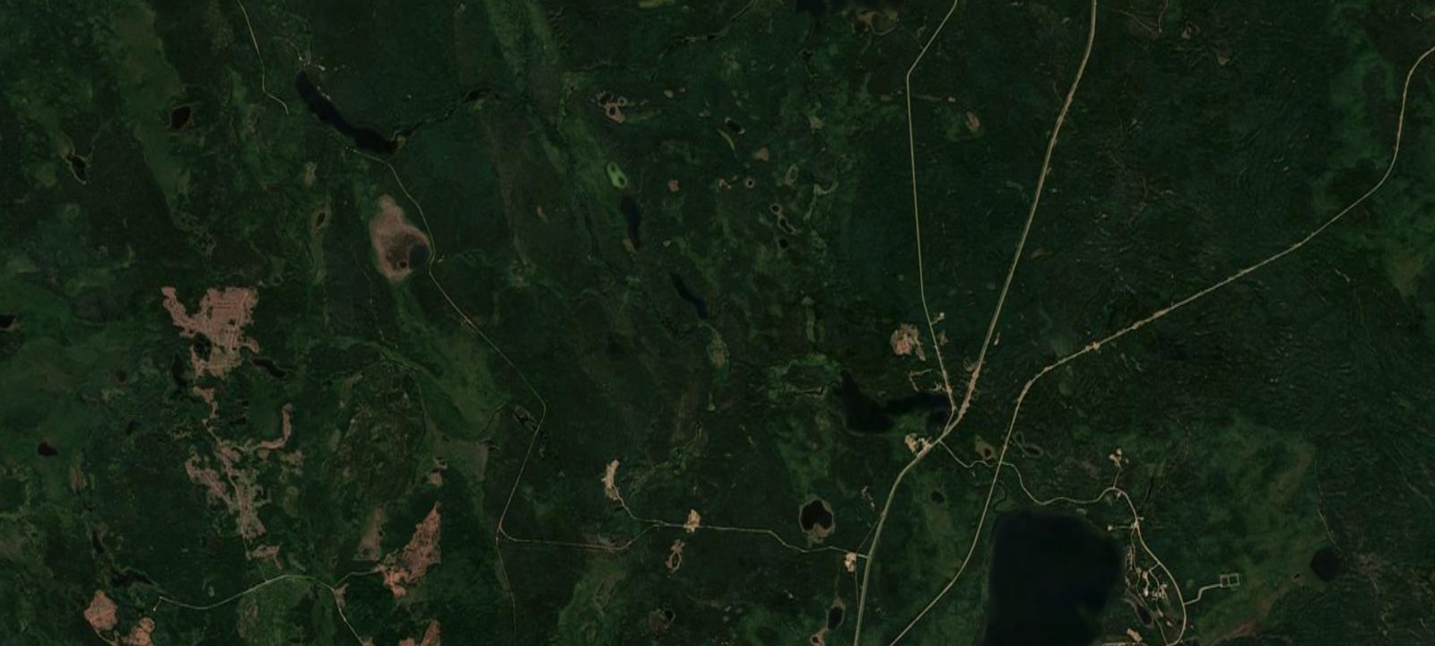 Map of Narrow Hills Sunset