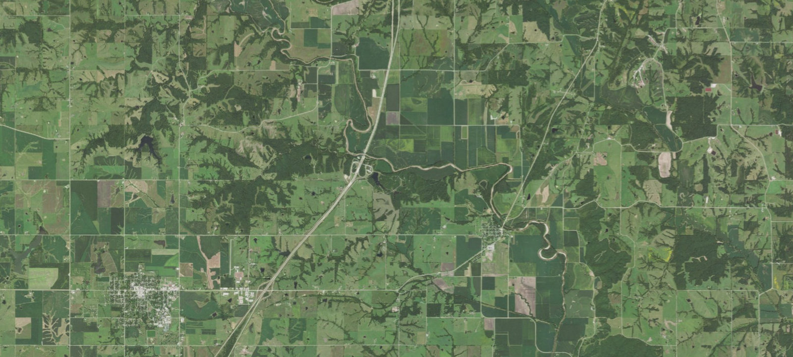 Map of Slip Bluff County Park