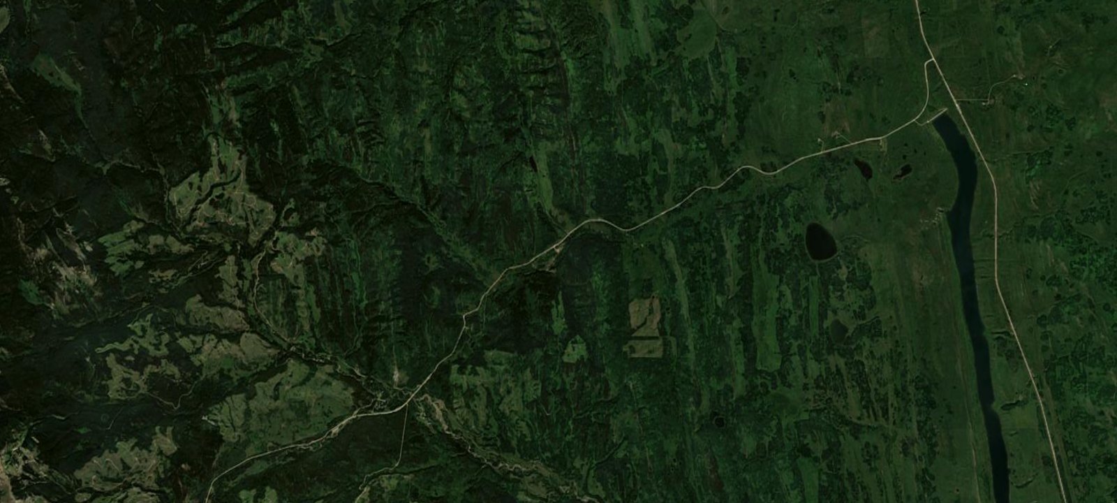 Map of Willow Creek Random Camping - East