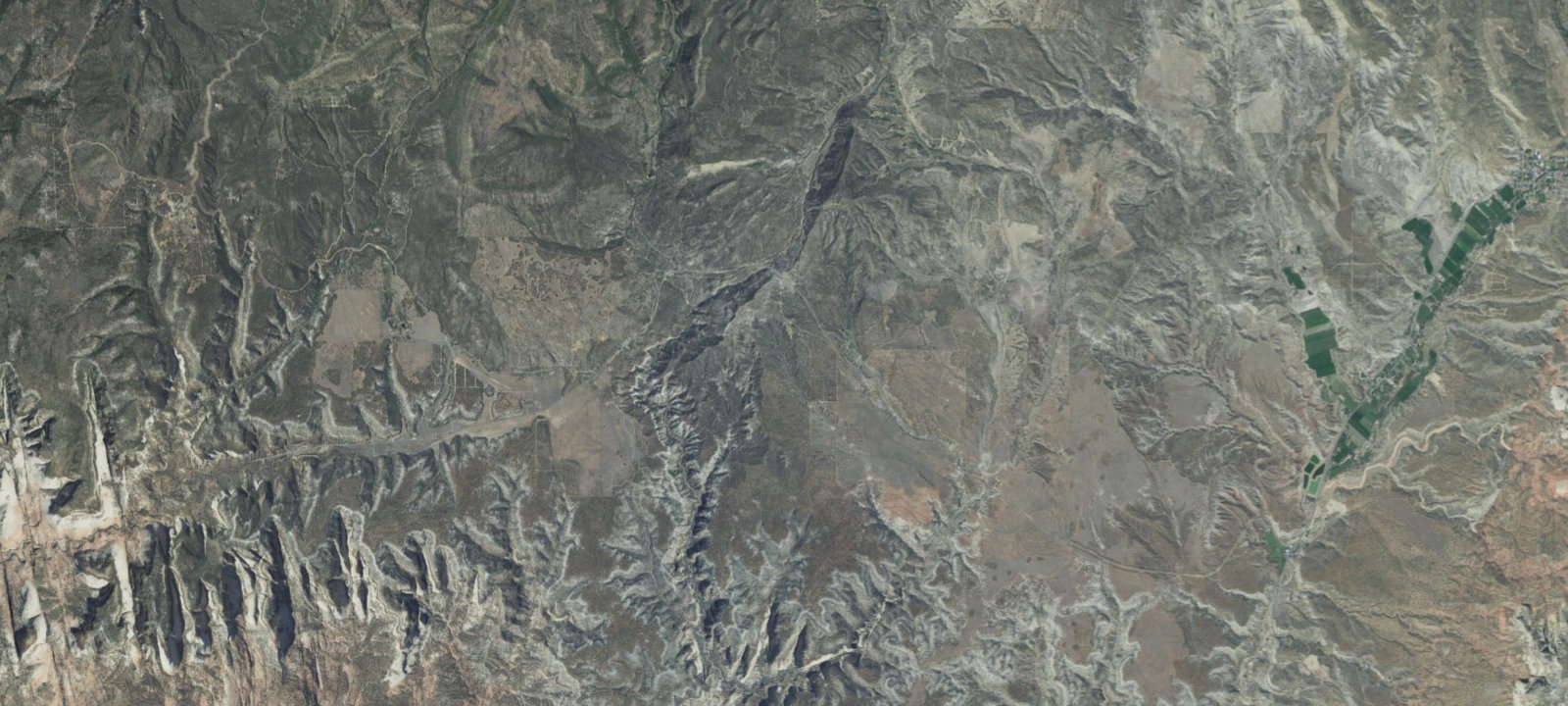 Map of BLM Road 1625