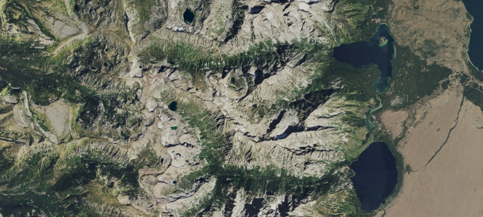 Map of Upper Paintbrush Camping Zone