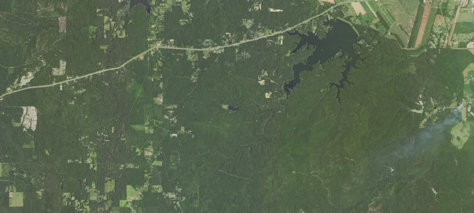 Map of Valentine Lake Recreation Area