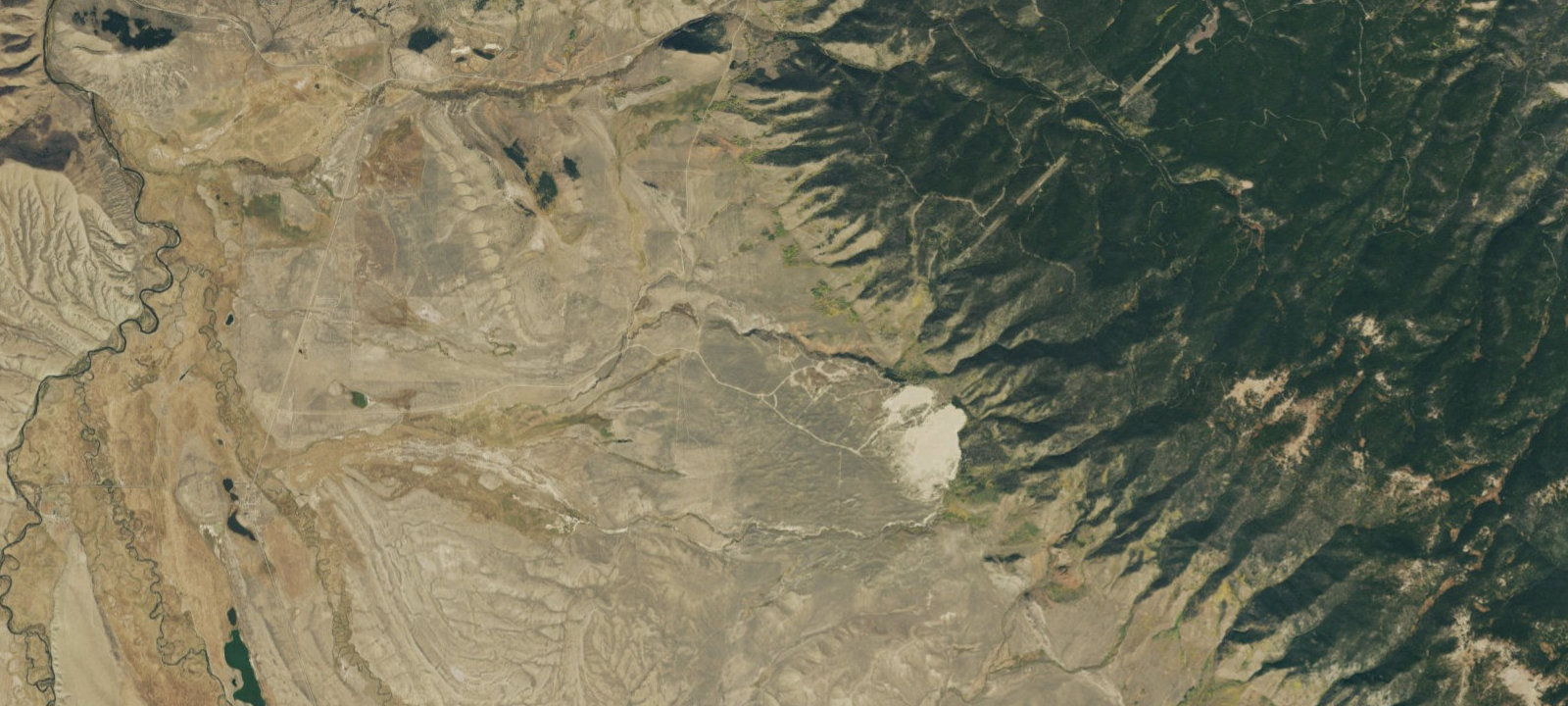 Map of Aspen Dispersed Camp Area