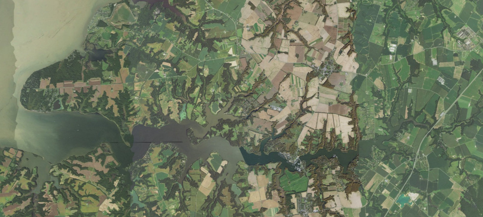 Map of Indian Acres of Chesapeake Bay
