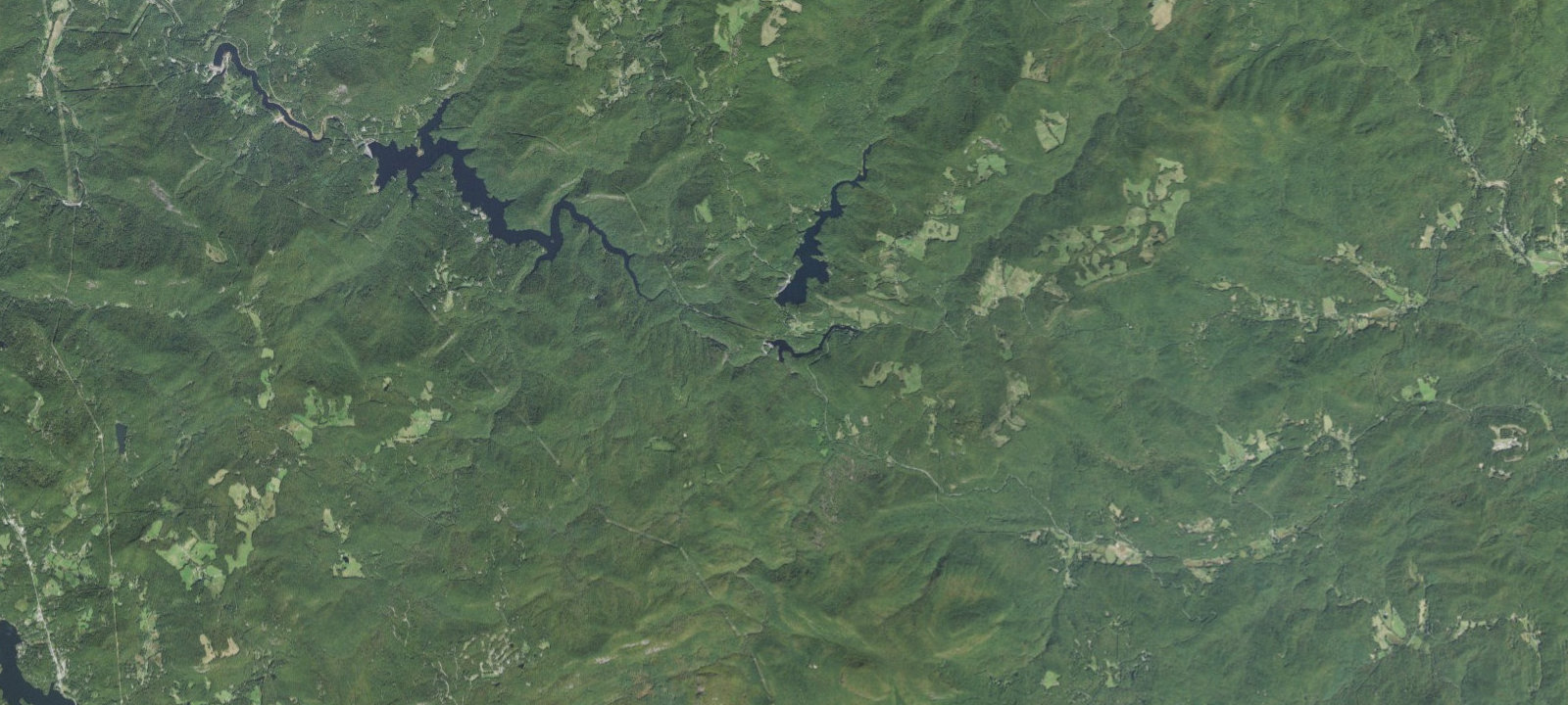 Map of Tanasee Lake Dispersed Campsites