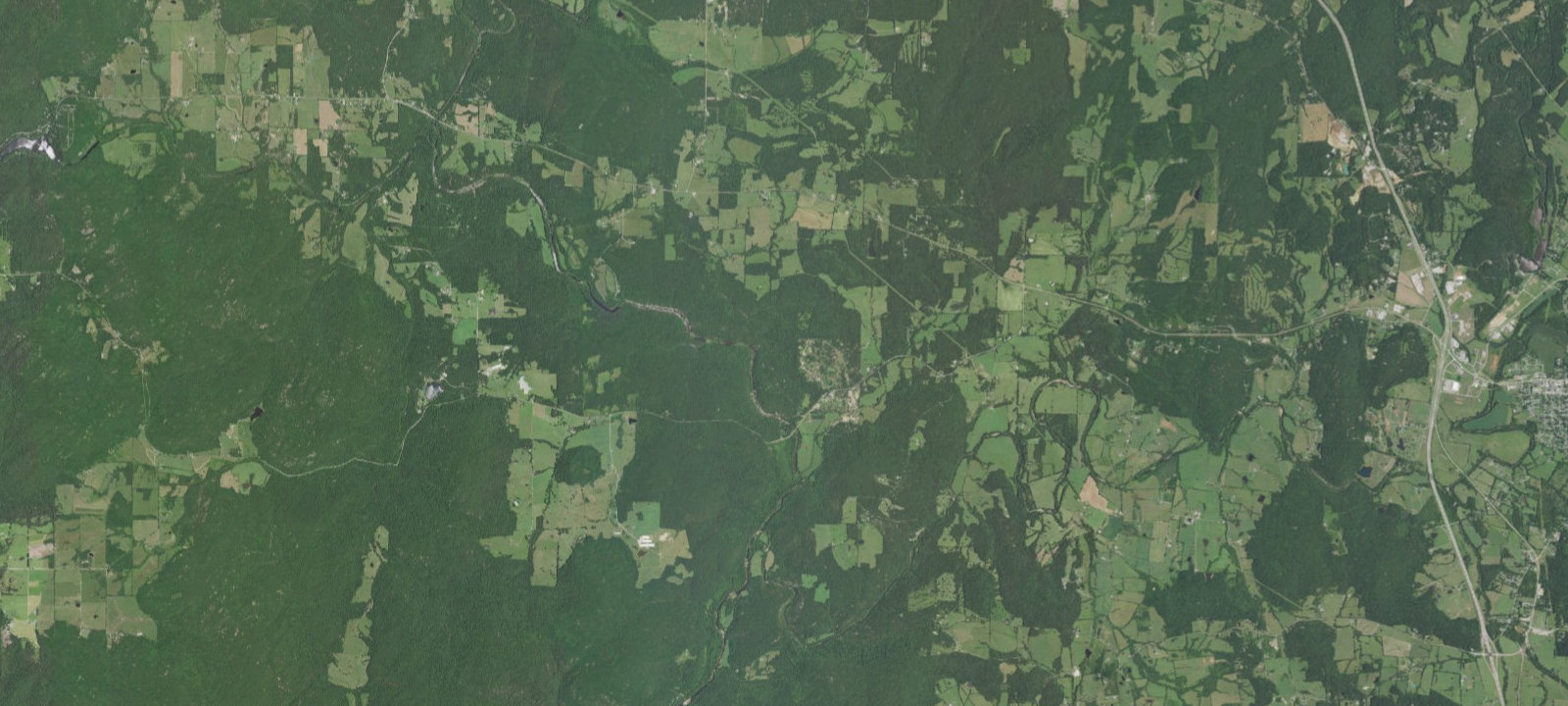 Map of Spring Branch Overflow Campground