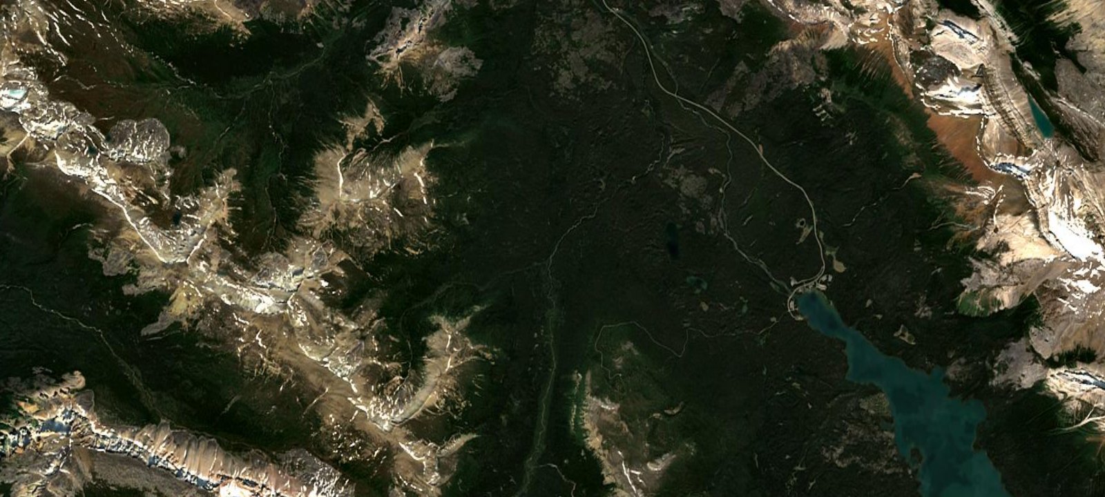 Map of Evelyn Creek Campground (Backcountry #27)