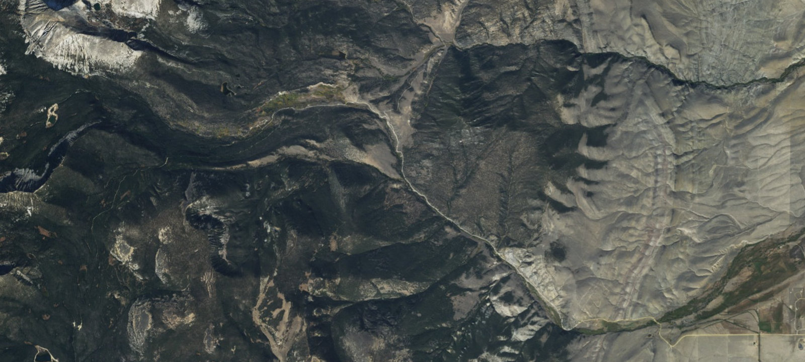 Map of Birch Creek Cabin