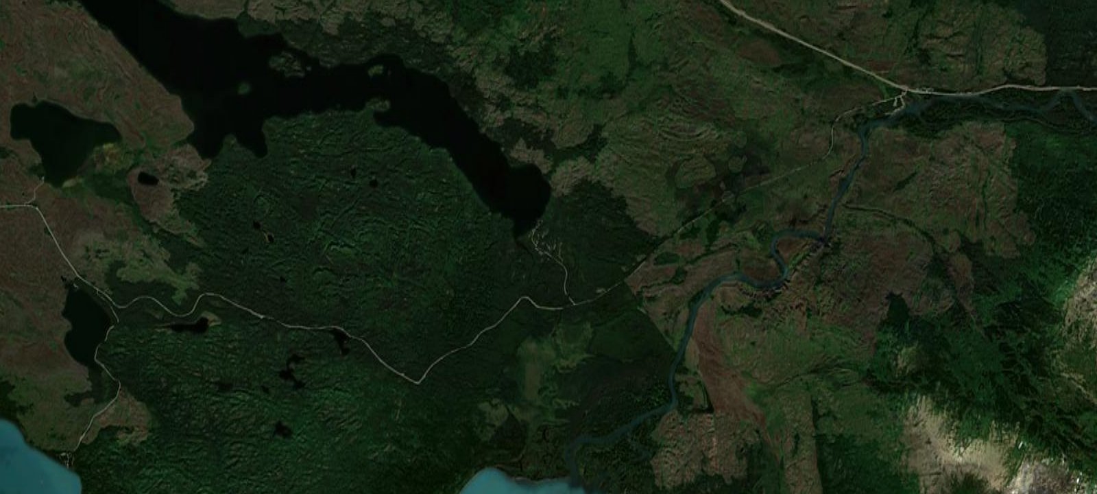 Map of Hidden Lake Campground