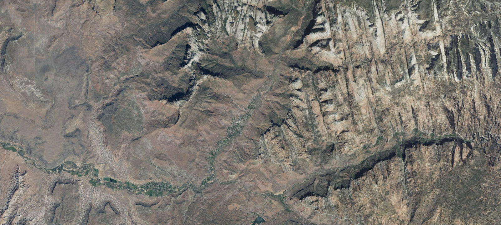 Map of Zion Canyon Campground and RV Resort