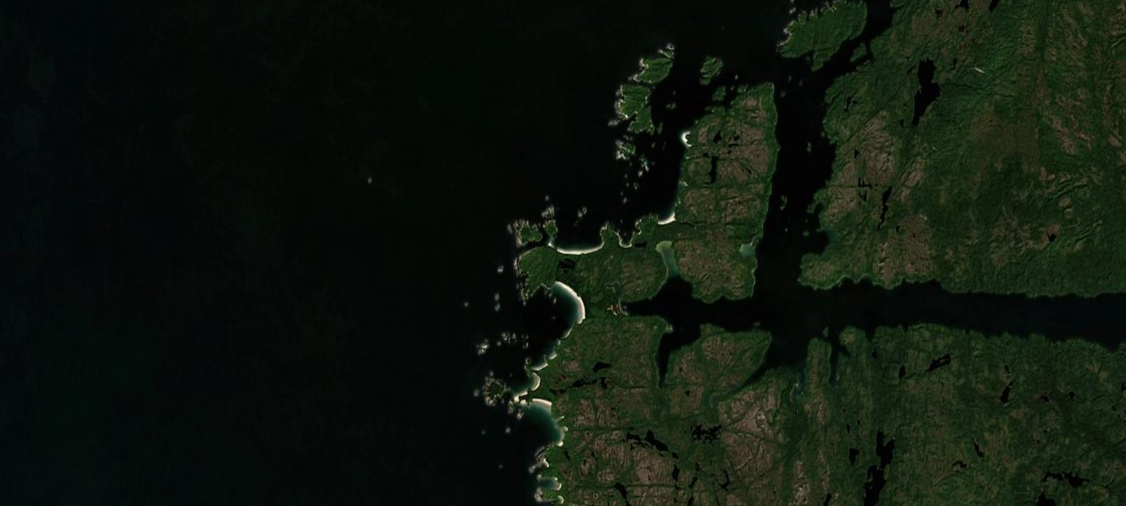 Map of North Beach Calvert Island (BCMT)