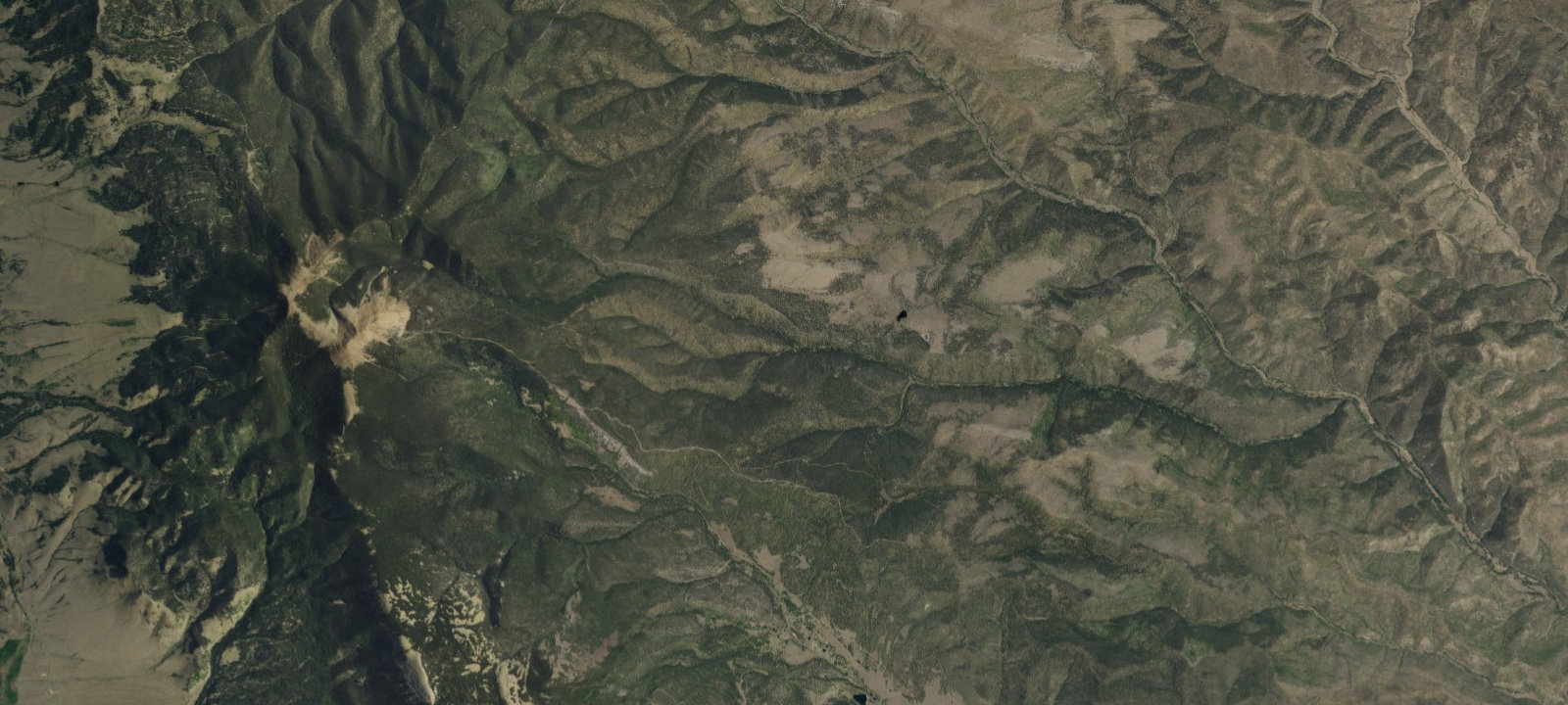 Map of Pueblano Ruins Trail Camp