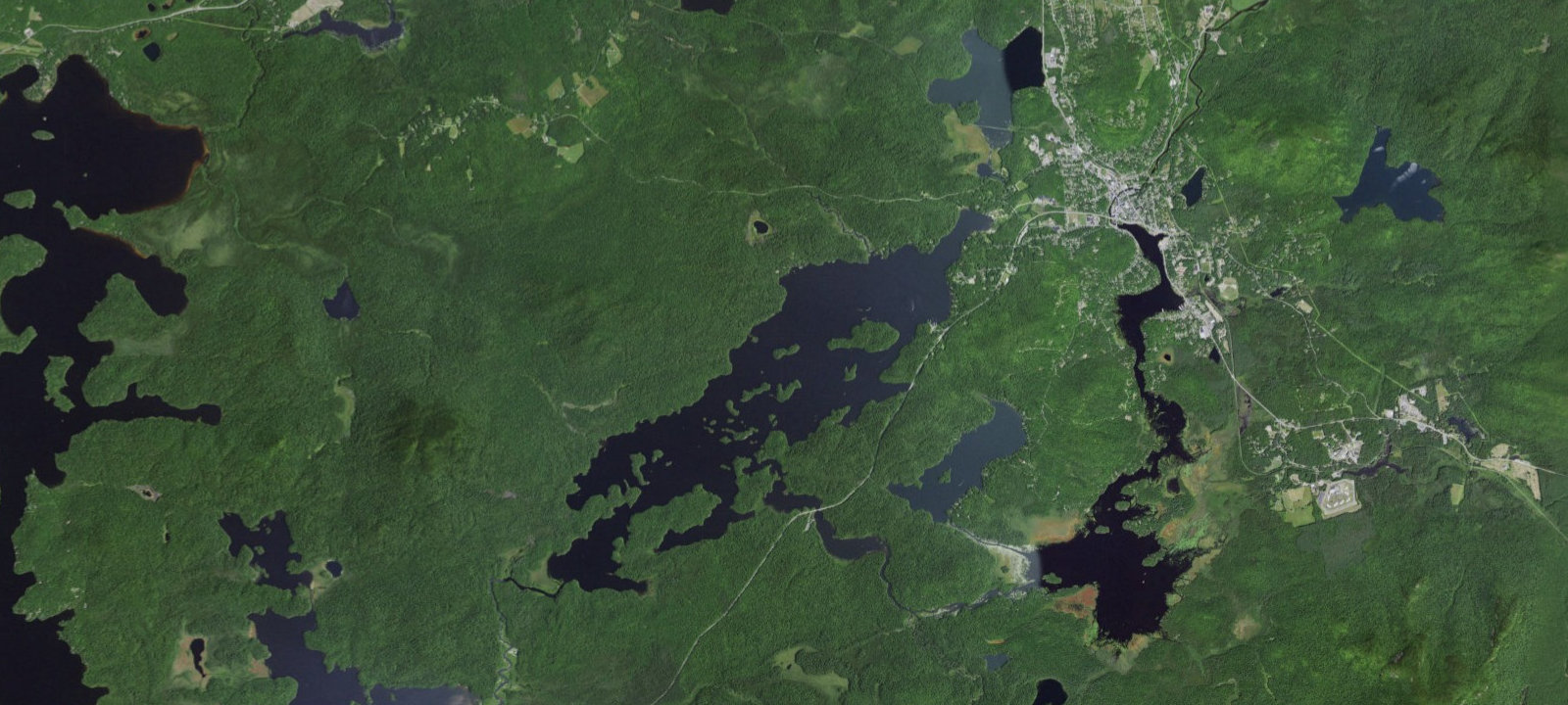 Map of Saranac Lake Islands