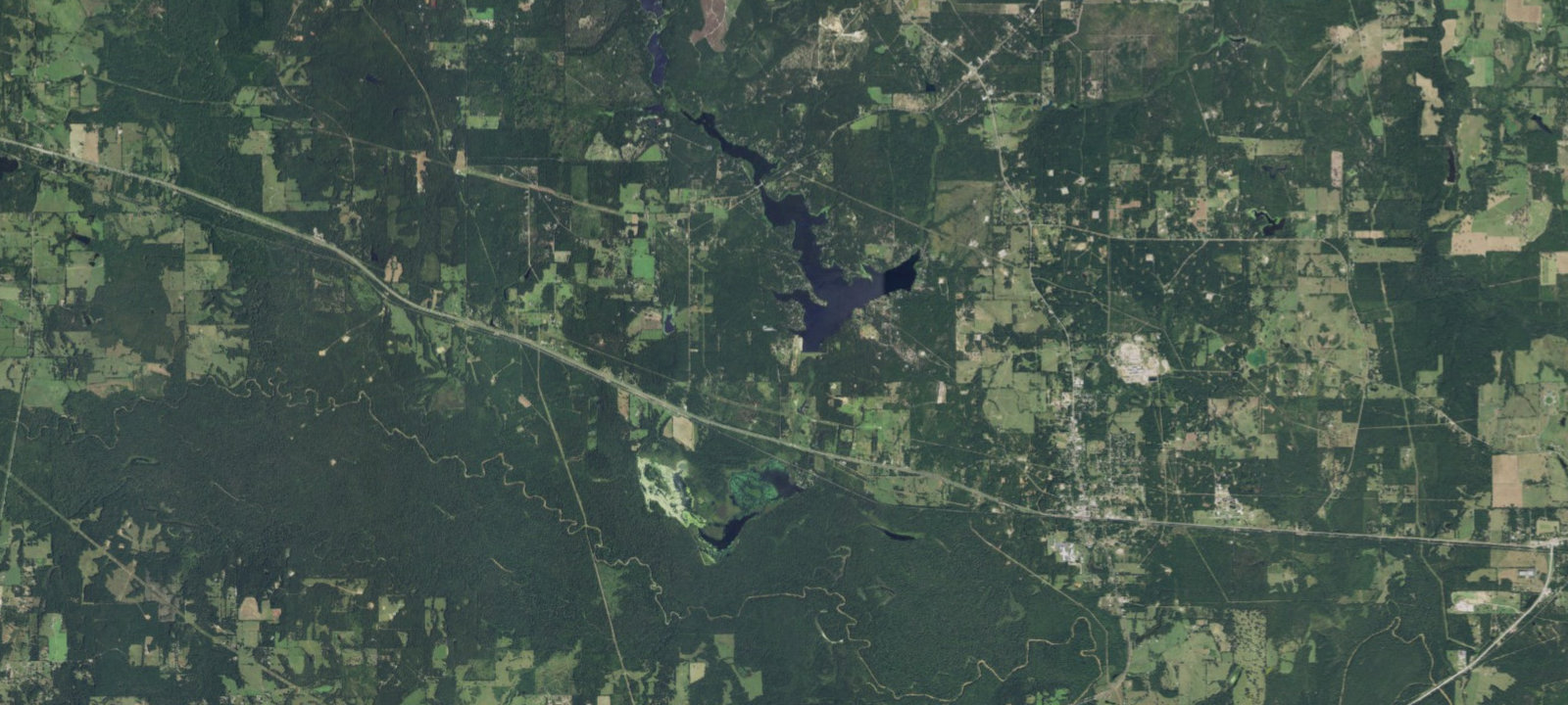 Map of Lake Hawkins RV Park