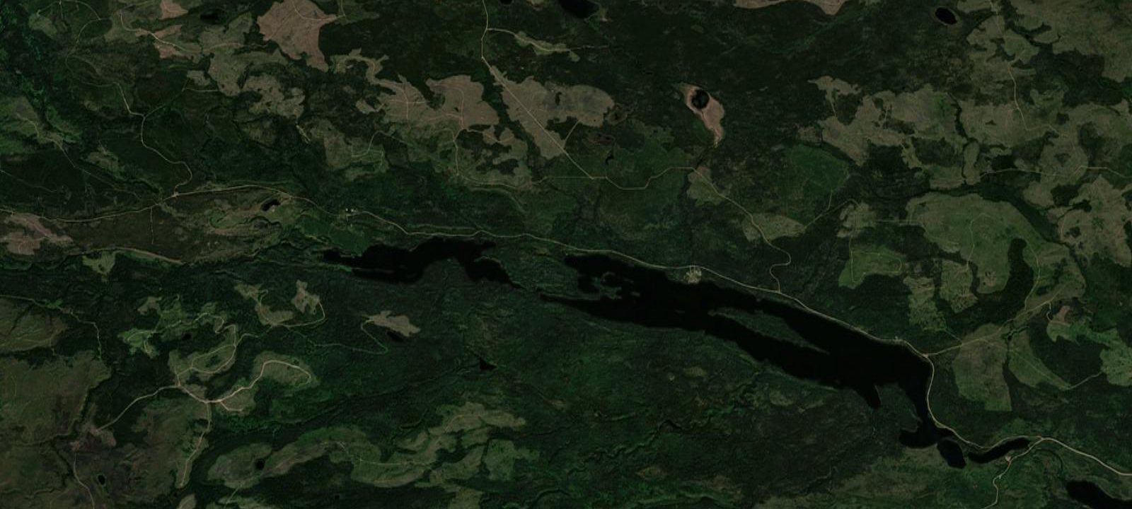 Map of Batnuni Lake West Recreation Site