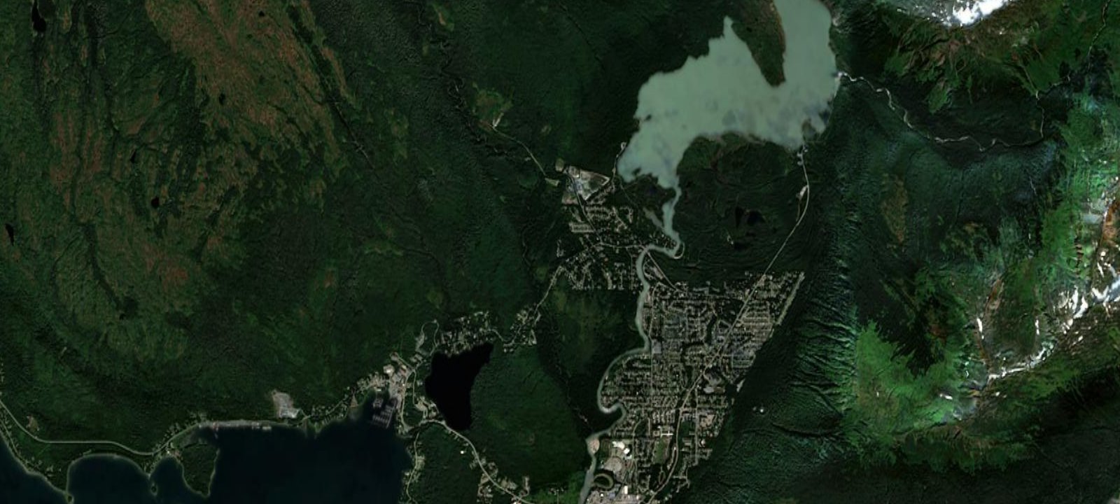 Map of Glacier Nalu Campground Resort