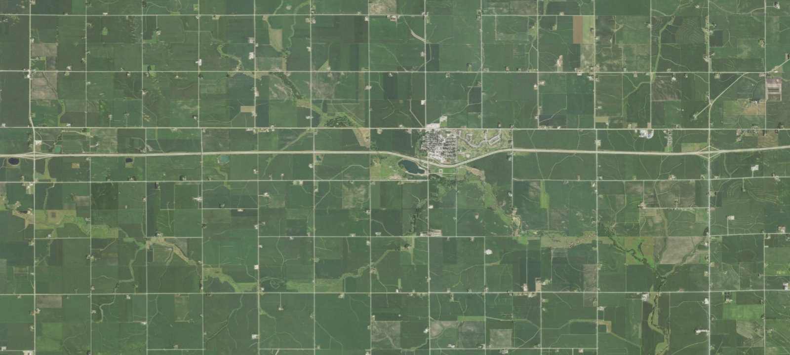 Map of Grundy County Lake Campground