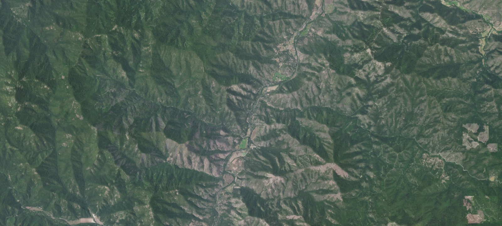 Map of Rogue River campground
