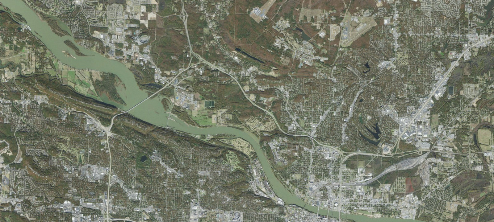 Map of Burns Park RV Park & Campground