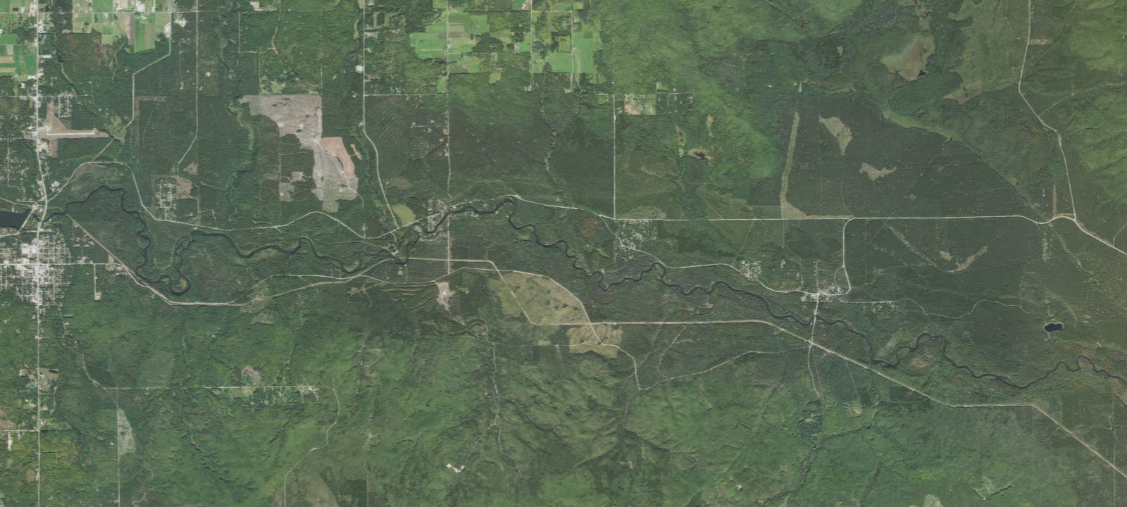 Map of Cathedral Pines Backcountry Campsites