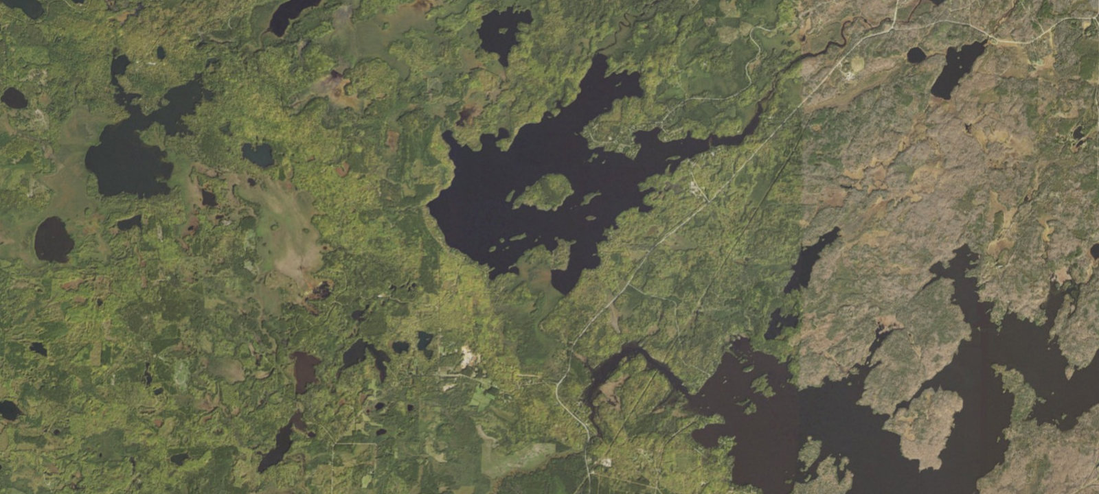 Map of Bear Island Lake Site 3