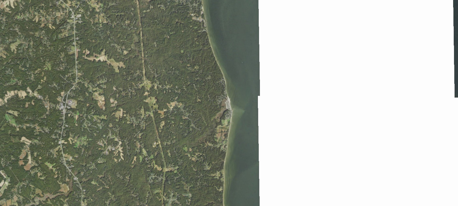 Map of Breezy Point Beach and Campground