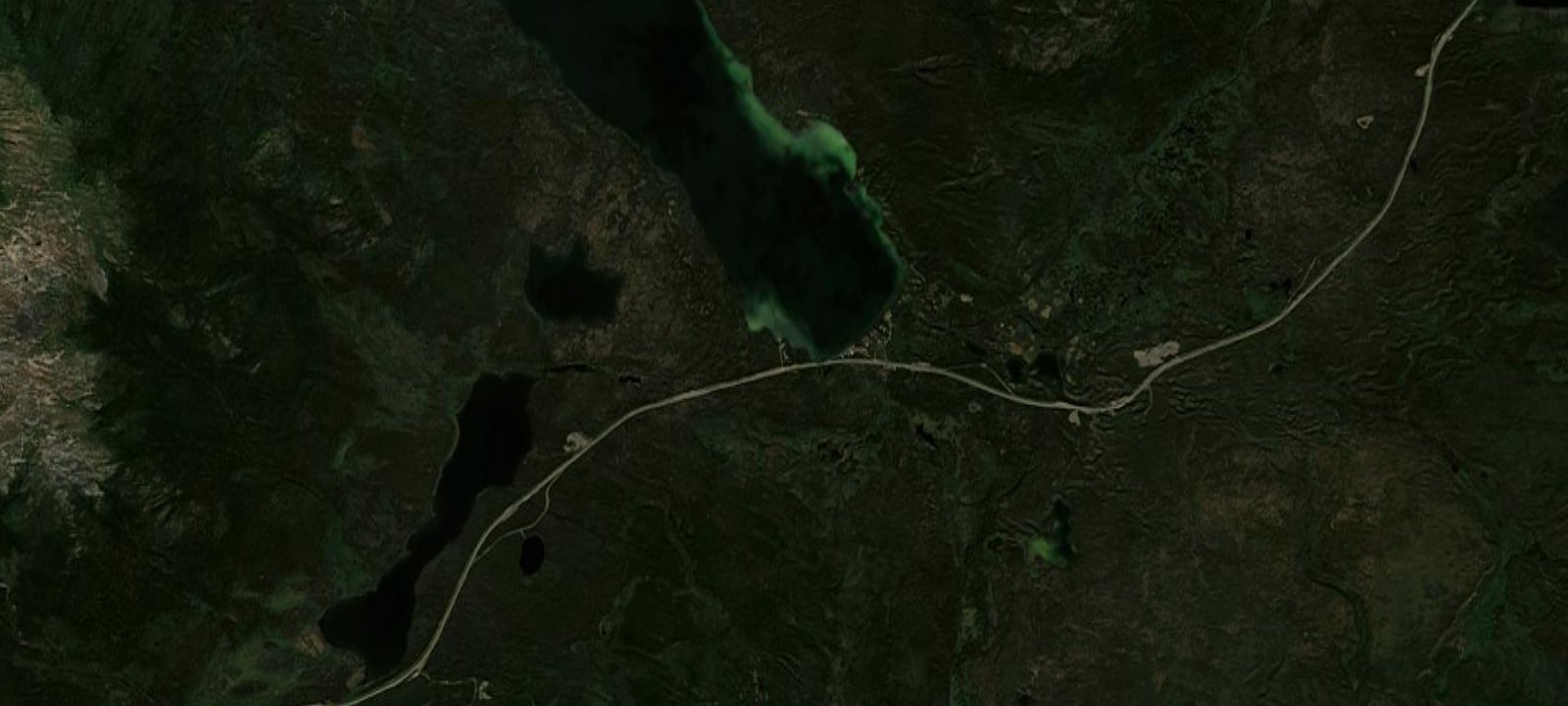 Map of Squanga Lake