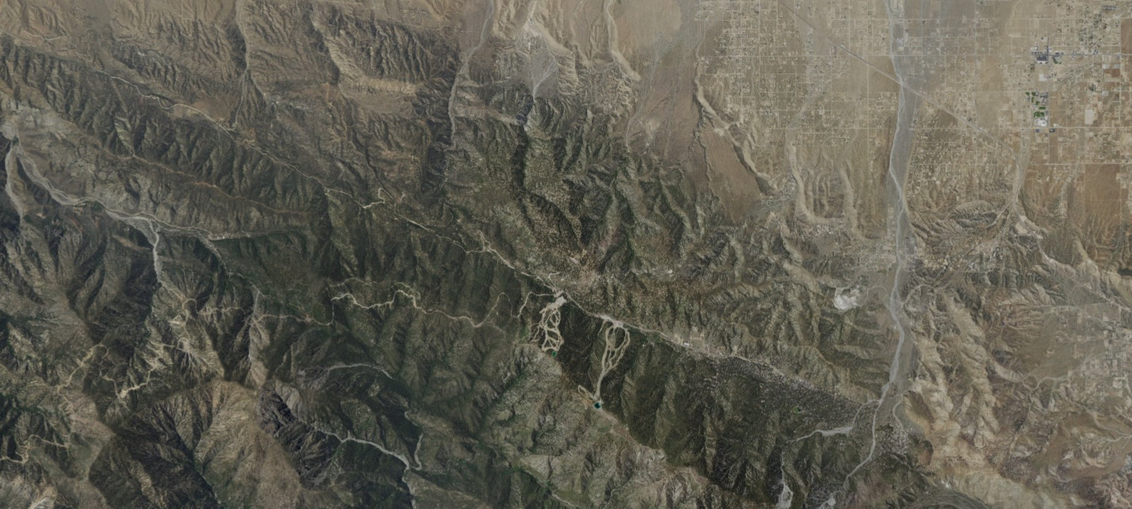 Map of Table Mountain (Angeles)
