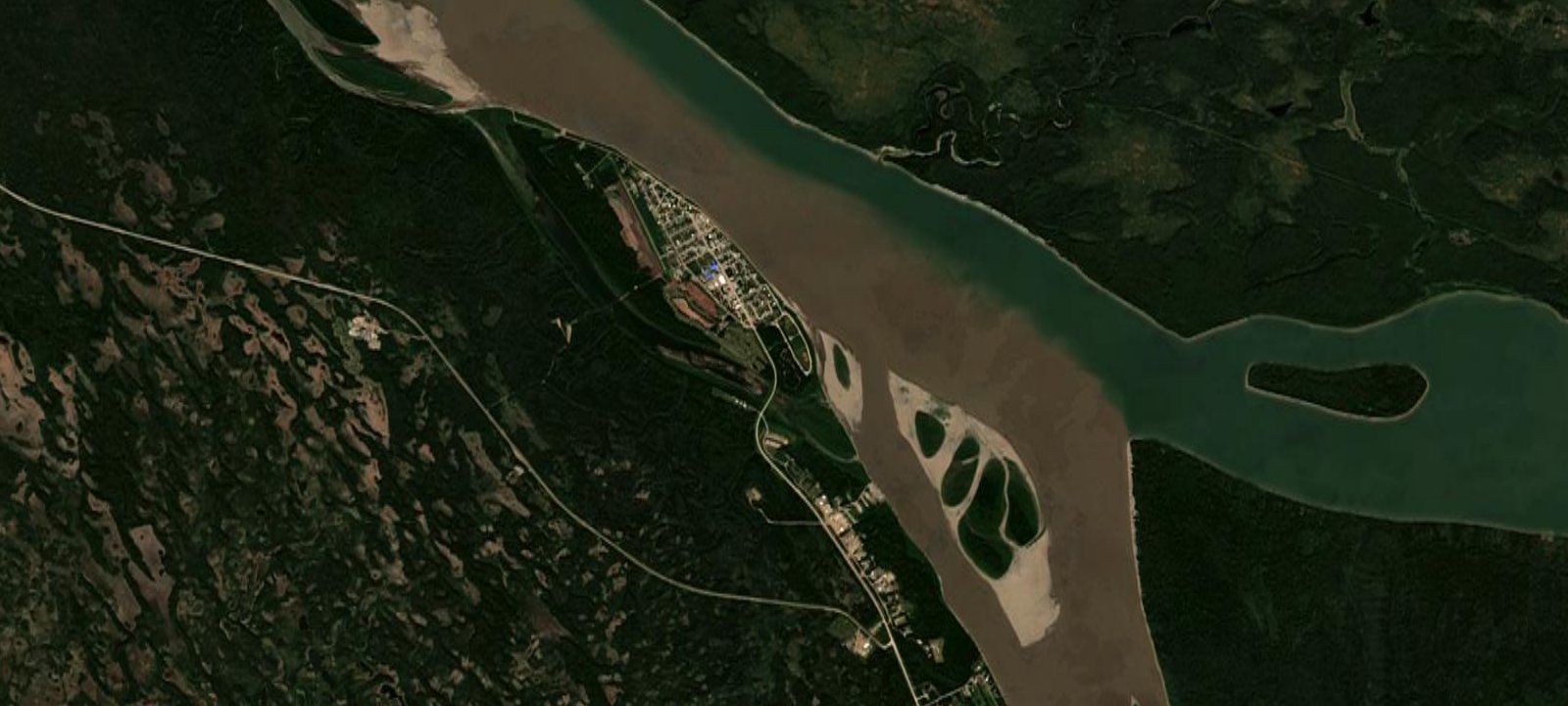 Map of Fort Simpson Territorial Park