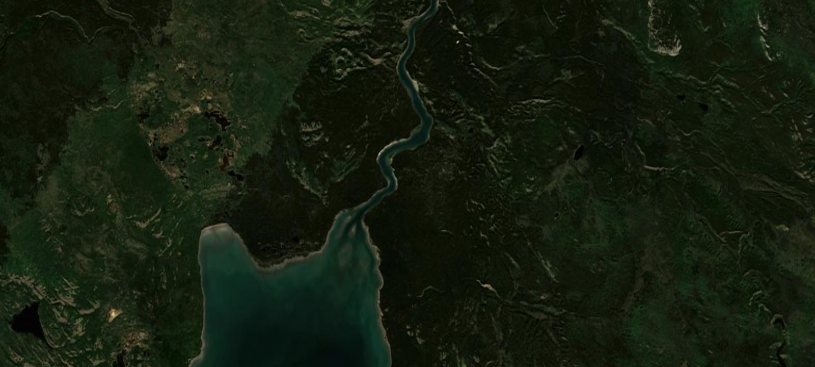 Map of Lower Laberge Village