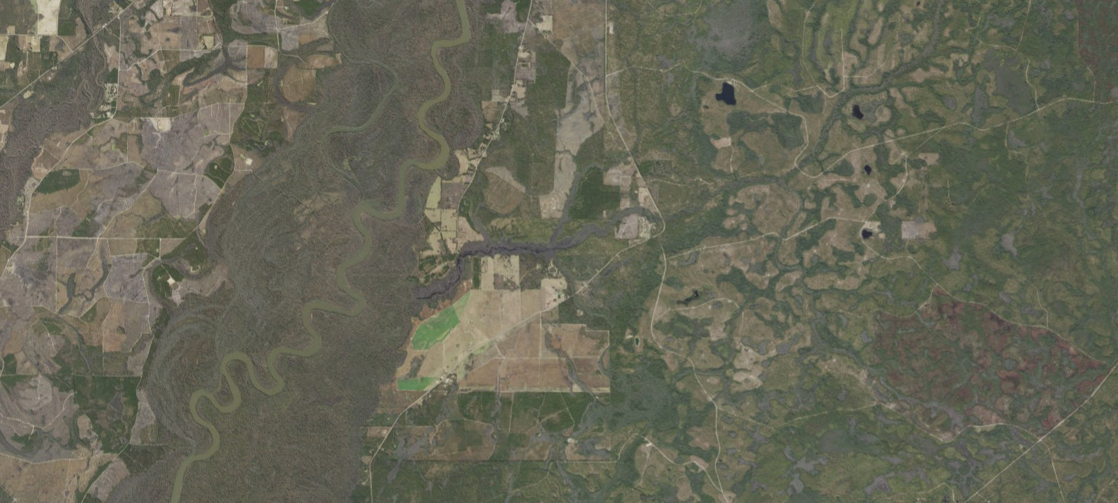Map of Big Gully Landing Hunt Camp & Boat Ramp