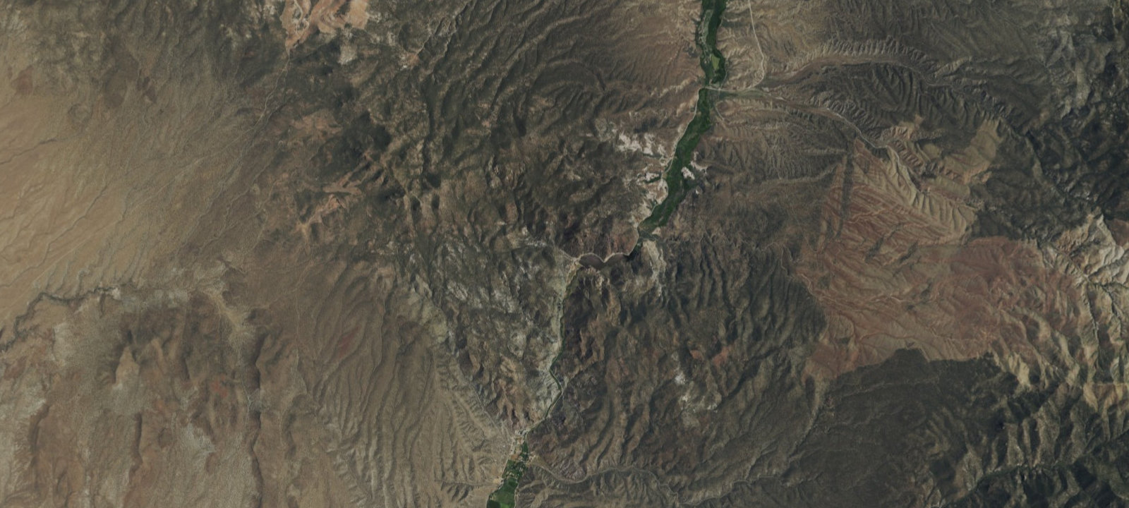 Map of Horsethief Gulch Campground