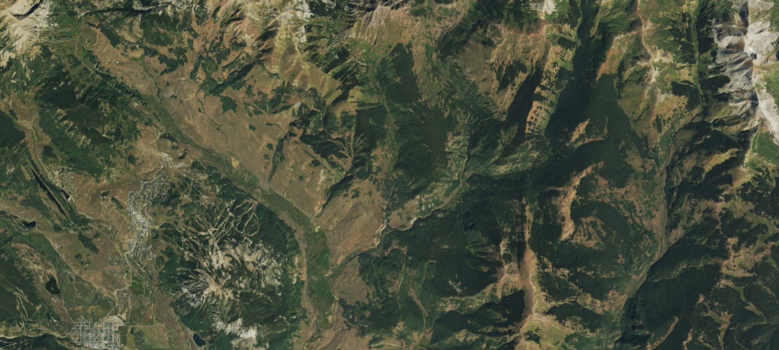 Map of West Brush Designated Camping Area