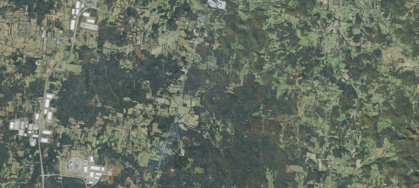 Map of Cedars of Lebanon State Park