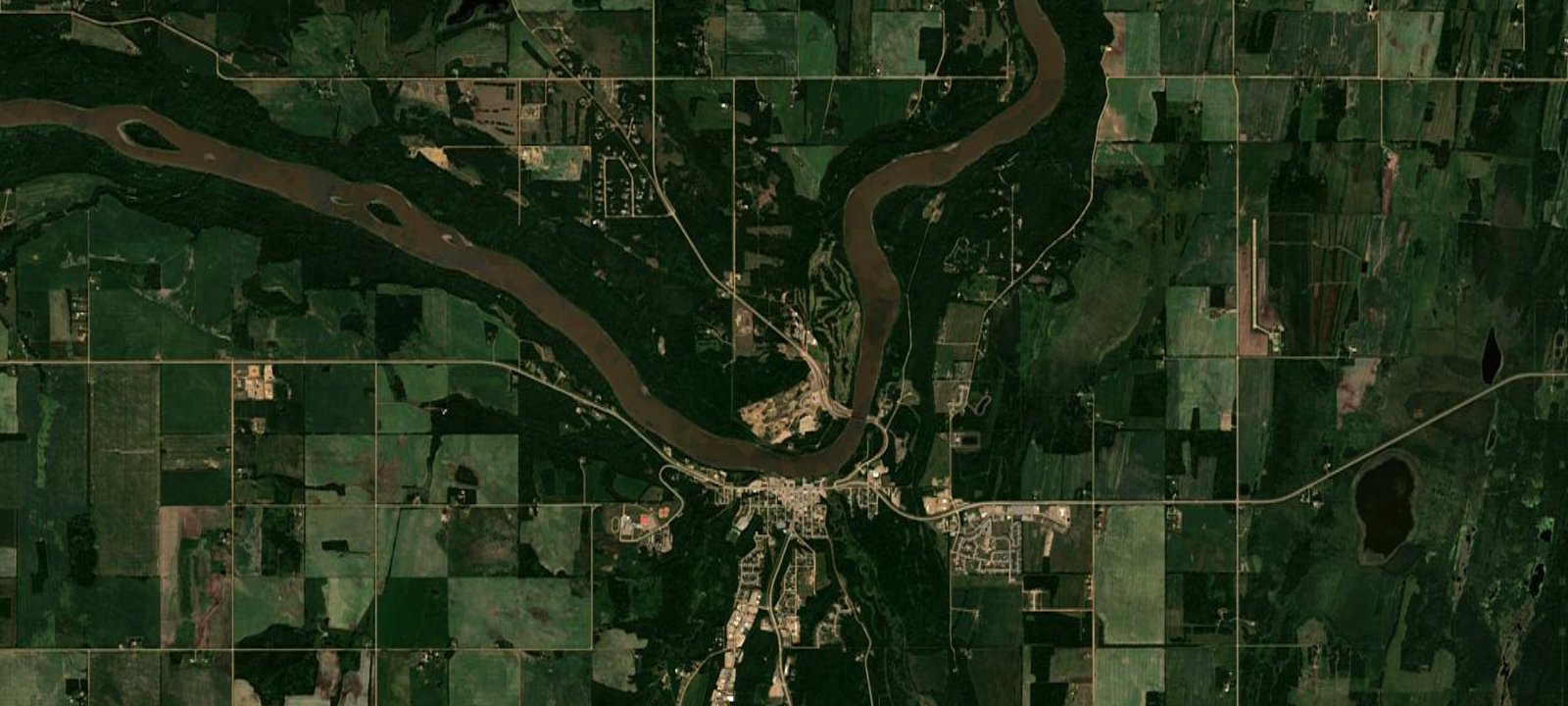Map of Athabasca Lions Campground