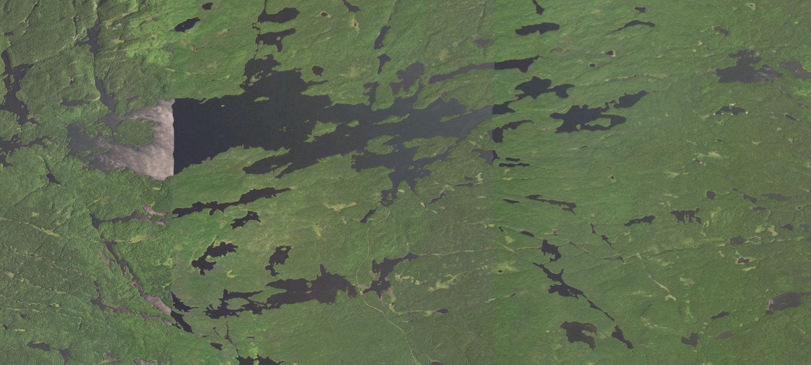 Map of Brule Lake Site #1