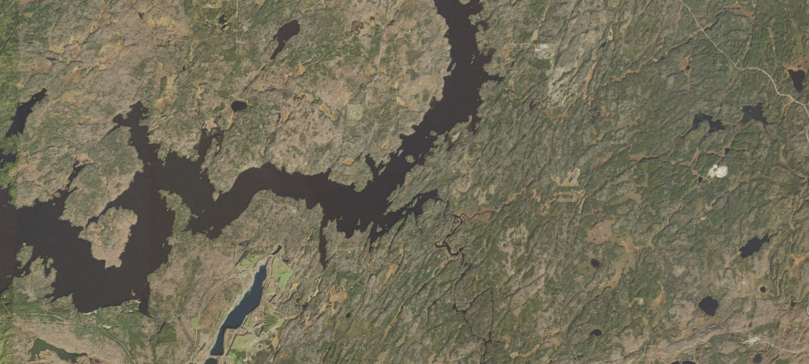 Map of Birch Lake Campground Backcountry Sites